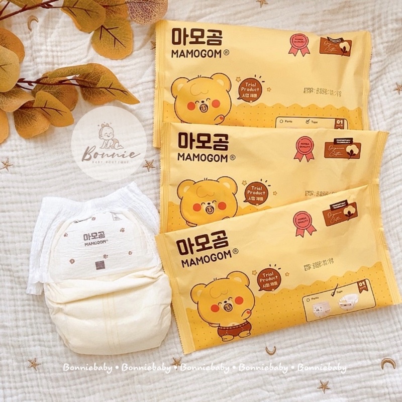 Bỉm mamogom miếng dùng thử đủ size s62/m52/m48/l44/xl40/xxl38