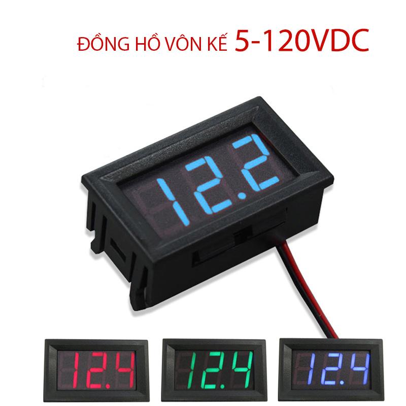 Đồng hồ vôn kế kỹ thuật số DC5-120V