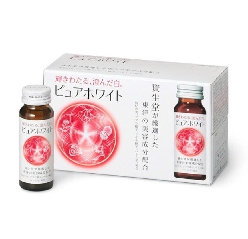[DATE 10/2026] NƯỚC UỐNG COLLAGEN PURE WHITE (HỘP 10 CHAI X 50ML)