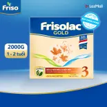 Sữa bột Frisolac Gold 3 Hộp Giấy 2KG