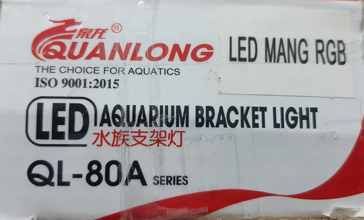 Đèn led máng cho hồ cá đổi màu ql 80a ql80a