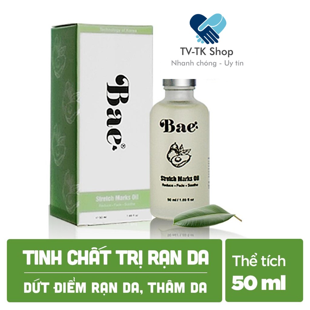 Dầu cho rạn da sau sinh bae 50ml - mẫu mới