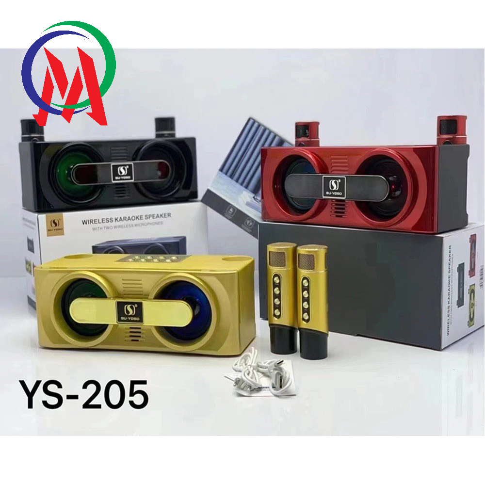 LOA KARAOKE BLUETOOTH YS 205, YS 215, YS-219 KÈM 2 MIC KHÔNG DÂY , CỰC HAY