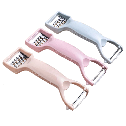 Set 2 dụng cụ gọt nạo hoa quả - rau củ 3 chức năng 2 đầu lúa mạch