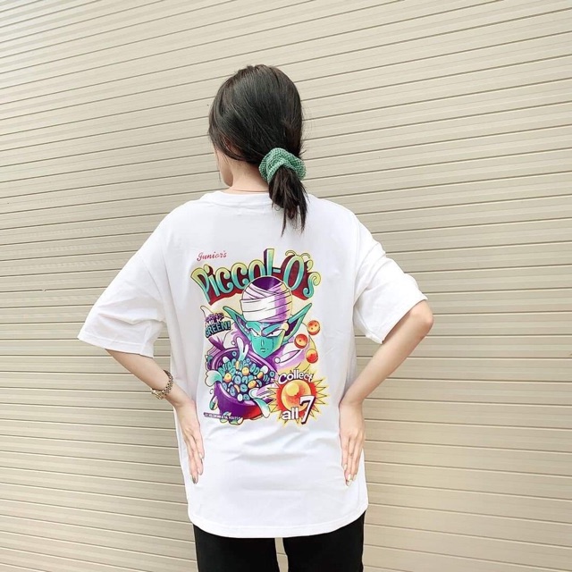 Áo thun tay lỡ PICCOLOS unisex form - Áo thun hiphop nam nữ mặc được full size SW040
