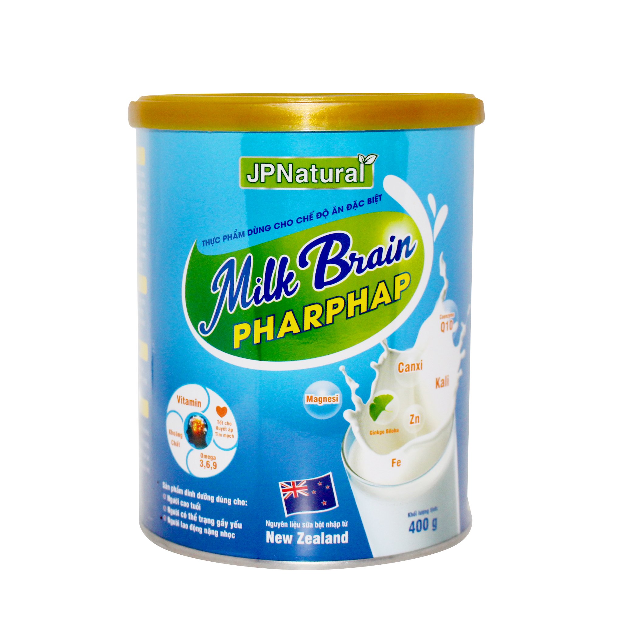 JP Milk Brain Pharphap - Sữa dinh dưỡng hỗ trợ trí não, tim mạch.