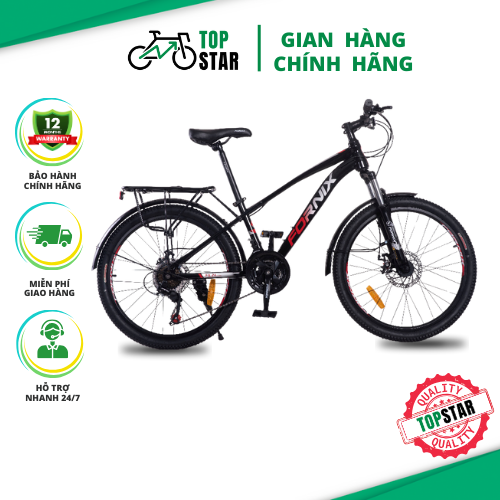 Xe Đạp Địa Hình FX24 Plus Fornix Vòng Bánh 24" 15kg Bảo Hành 12 tháng