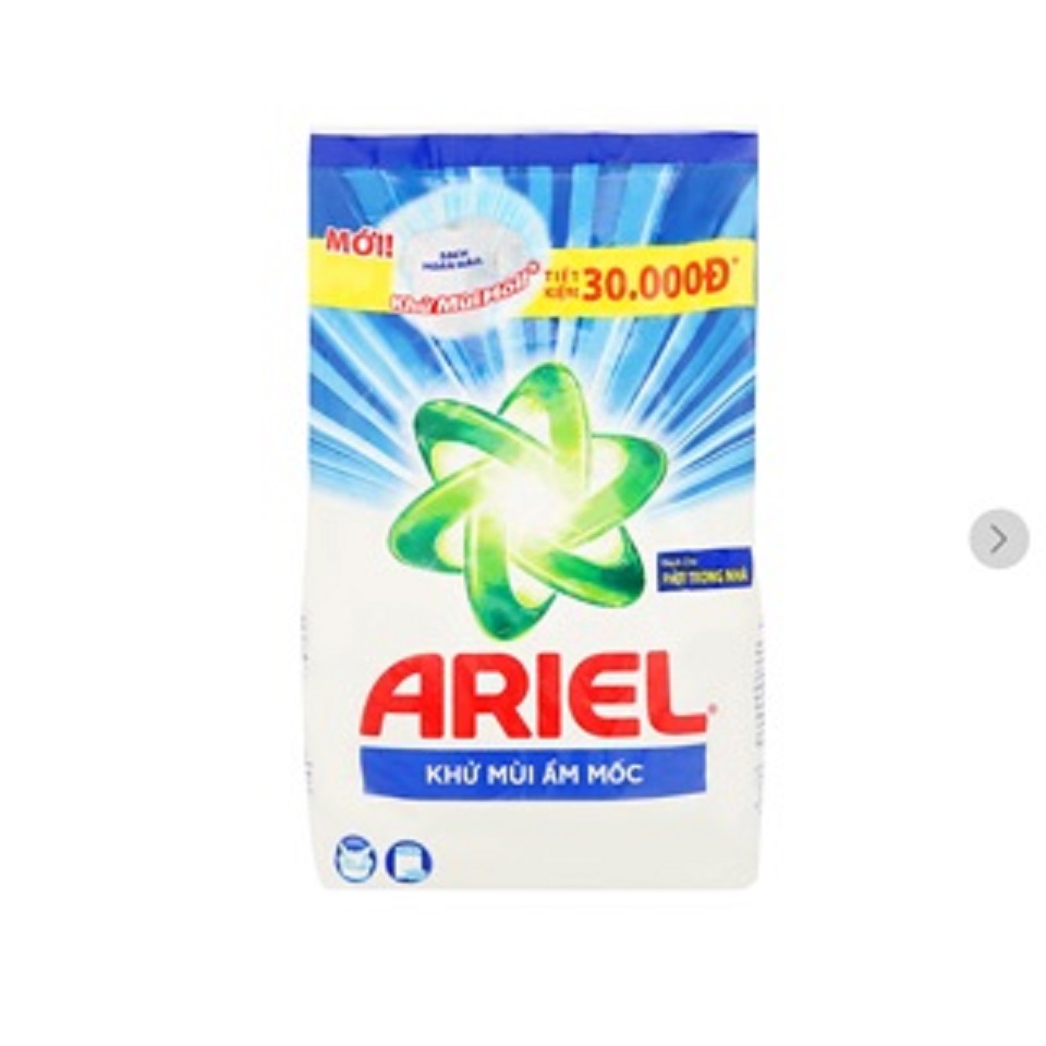 Bột giặt Ariel khử mùi ẩm mốc 2.5kg