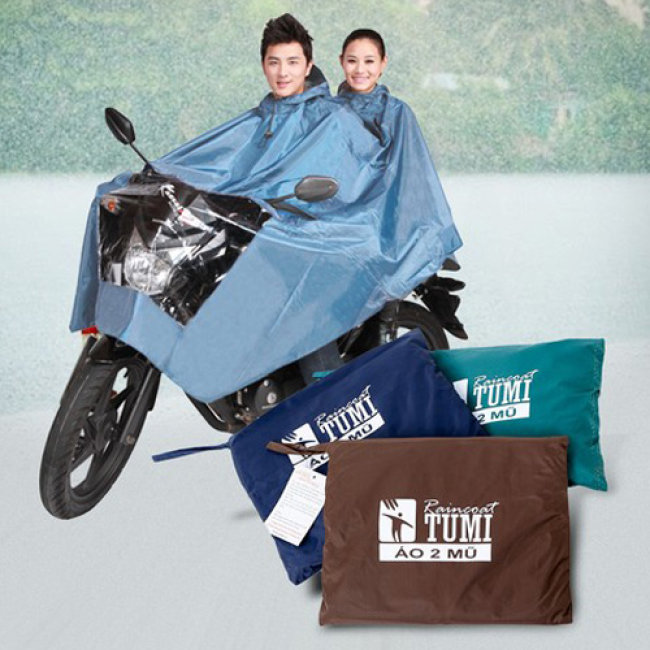 Áo mưa tumi 2 đầu siêu nhẹ