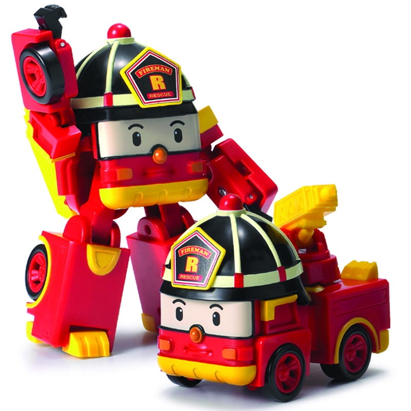 đồ chơi biến hình biệt đội xe robocar Poli 2 trong 1