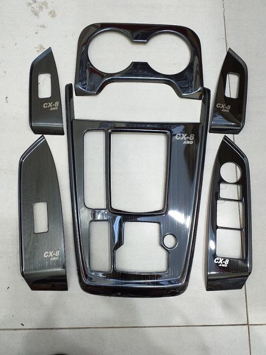 Ốp nội thất titan mazda cx8 2019