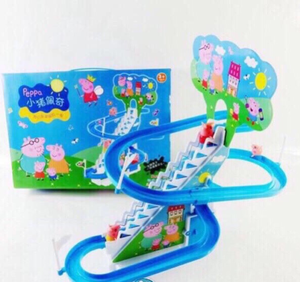 Hộp trò chơi heo peppa leo thang
