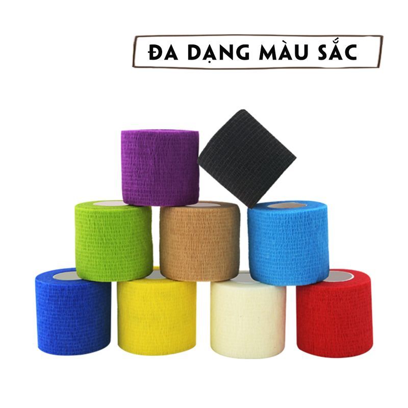 Băng dán thun thể thao tự dính (1 cuộn) - Loại 5cm