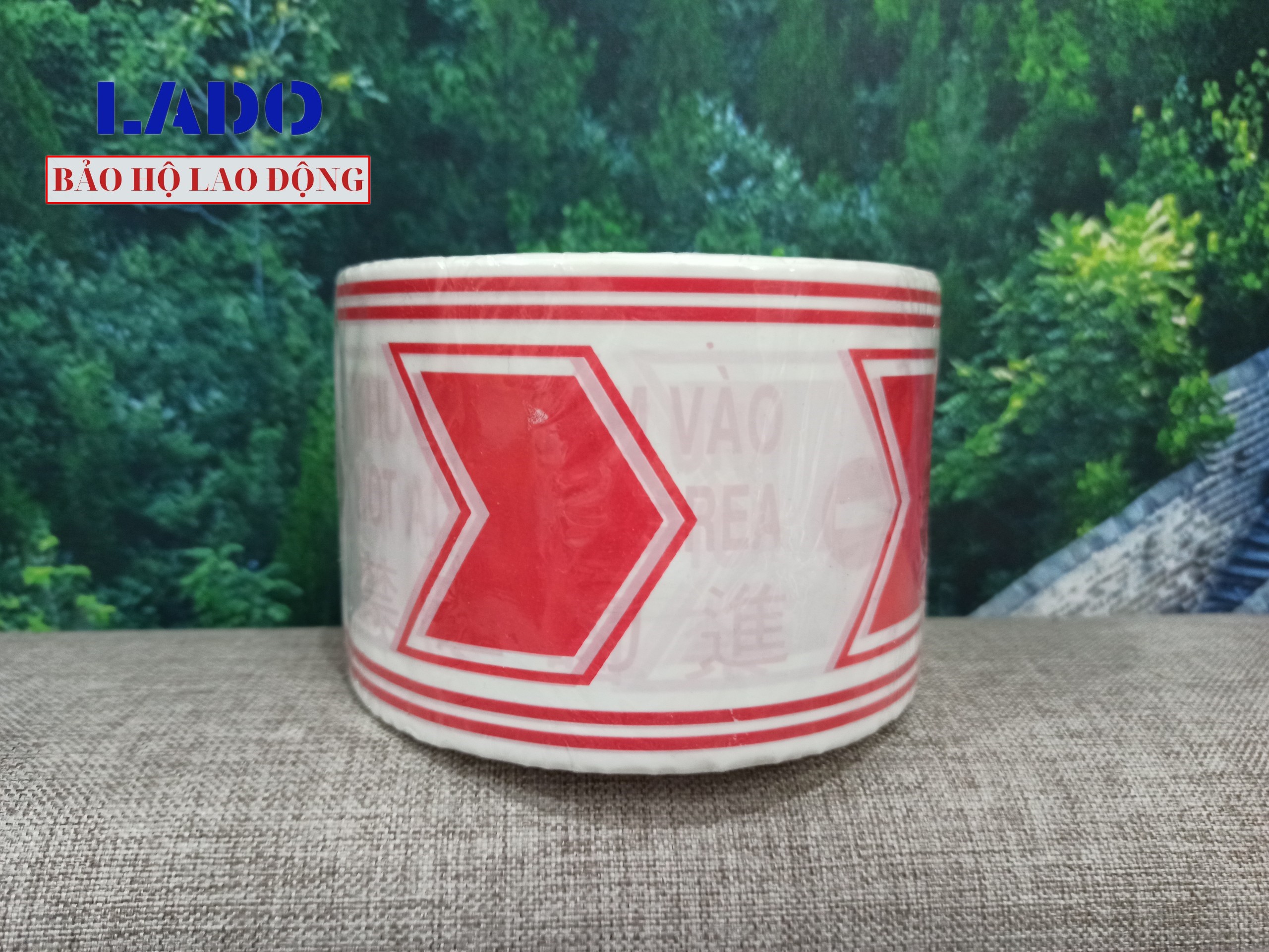 Giảm giá - cuộn rào, băng cảnh báo công trình vàng đen - 10cm x 100m