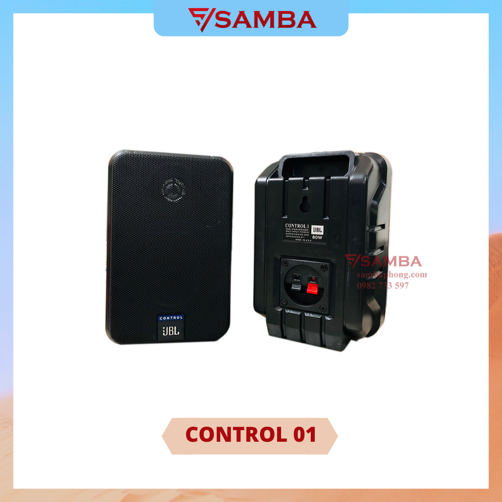 Cặp loa JBL Control 01 - Loa siêu bass nghe nhạc, hát karaoke hay