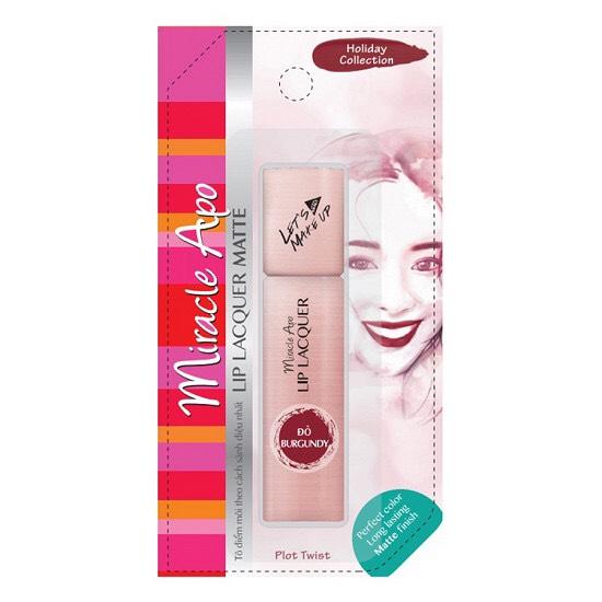 Son Miracle Apo Đỏ Burgundy