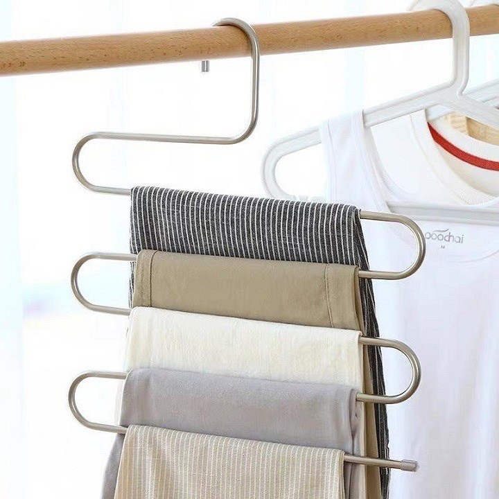 🧷 Móc Treo Quần Áo 5 tầng đa năng - tiết kiệm diện tích 🧷