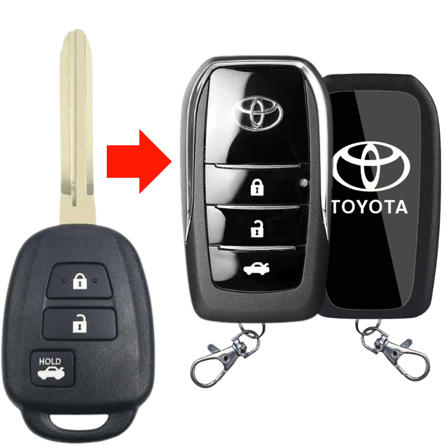 Vỏ Chìa Khoá Độ Gập Xe Toyota Vios 2015–2023 V703