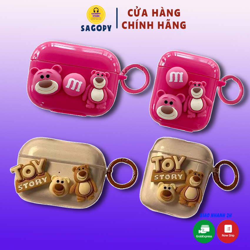 Vỏ ốp Airpod 1/2/i12/i11 tws bảo vệ tai nghe không dây bluetooth, case airpod, hộp đựng tai nghe chống va đập Sagopy