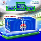 Thùng Nước Ngọt Giải Khát Có Gaz Pepsi (320ml/lon hoặc 350ml/lon)