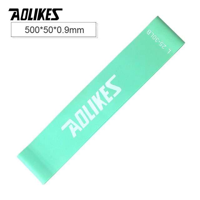 Dây Kháng Lực, Bộ 6 Dây Mini Band Cao Su Kháng Lực Tập Gym Chân Mông Aolikes AL3601