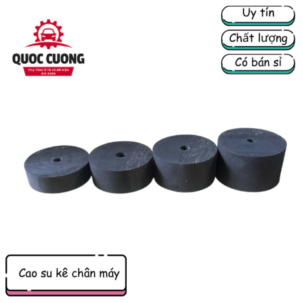 CAO SU CHỐNG RUNG ĐỆM CHÂN MÁY, CHẤT LIỆU CAO SU TIỆN VỎ XE (GIÁ BÁN THEO CÁI)