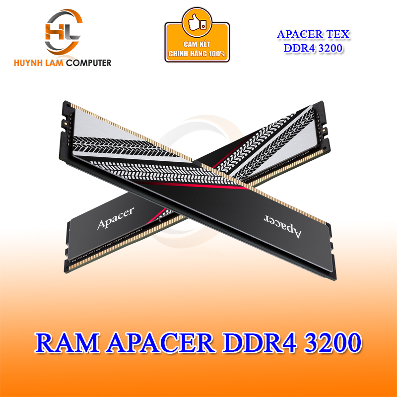 Combo Ram Apacer Tex 8Gb 3200Mhz DDR4 Tản dày - NetworkHub phân phối