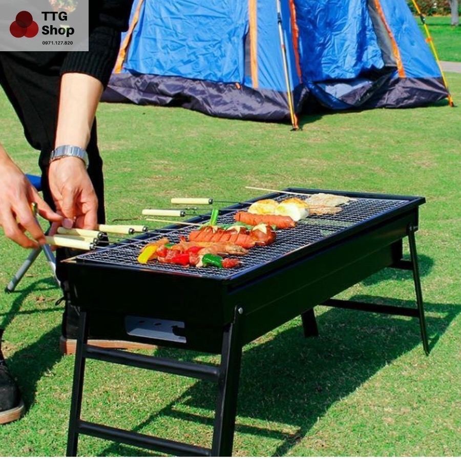 BẾP NƯỚNG THAN HOA BBQH ngoài trời cao cấp có chân cao cấp