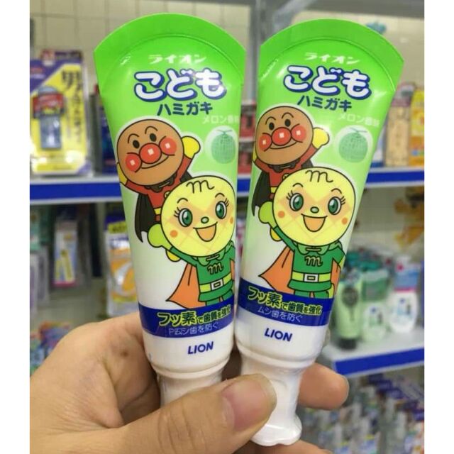 Kem đánh răng trẻ em Lion