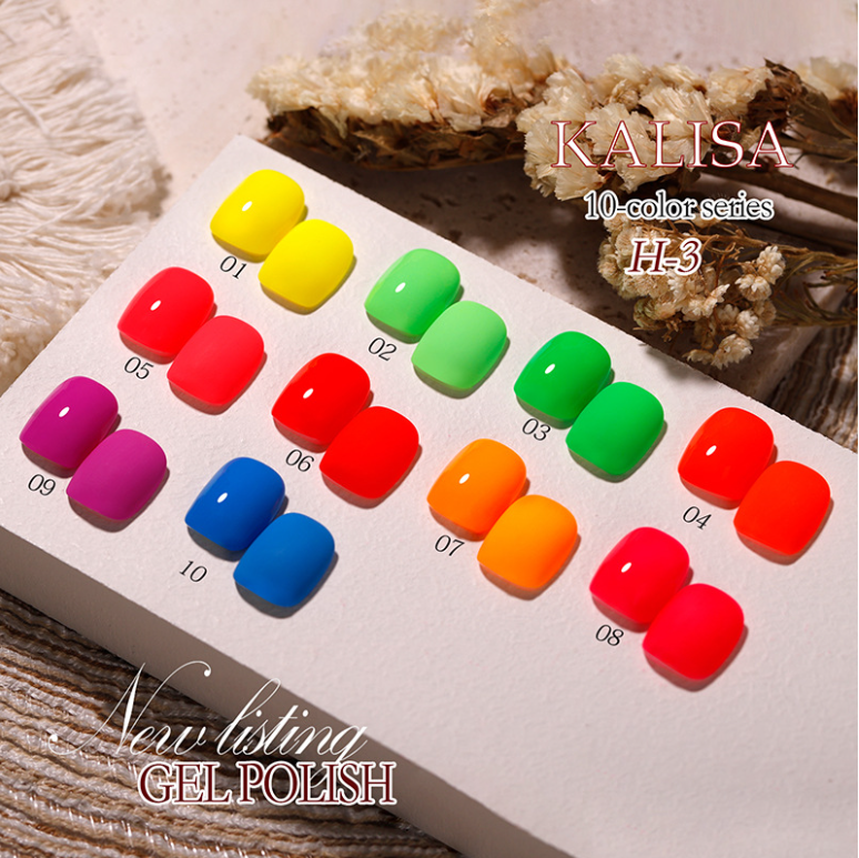 Sơn Gel Angels, Sơn móng tay chuỗi màu neon huynh quang H3
