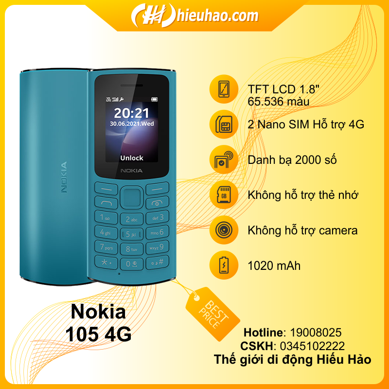 Điện thoại nokia 105 4g