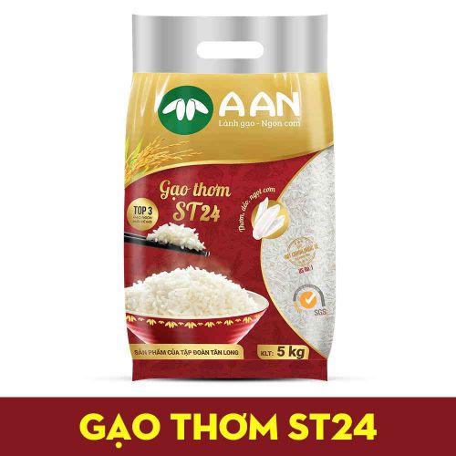 [HCM]Gạo ST24 AAN - Túi 5kg