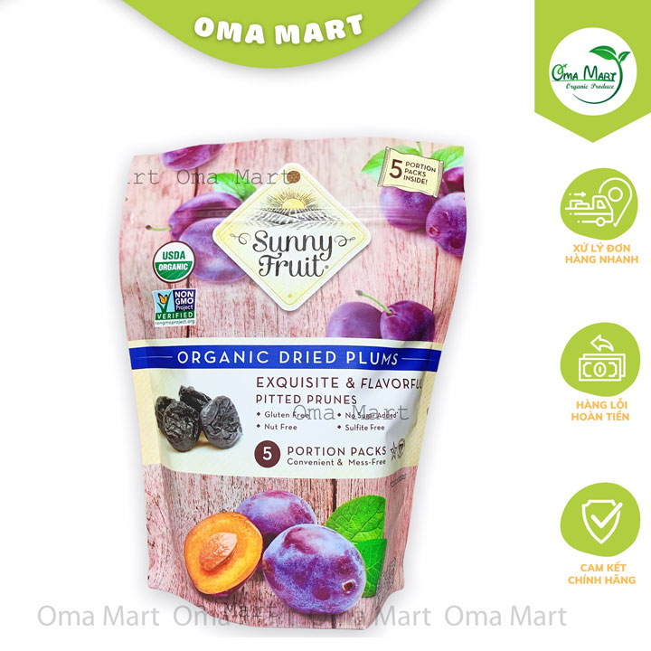 Mận khô hữu cơ Sunny Fruit 150g