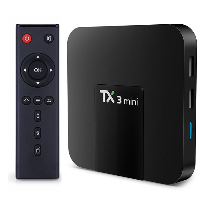 Điều khiển hồng ngoại Remote IR cho Android TV Box hãng tanix như TX3 mini, TX5, TX9 Pro . HÀNG CHÍNH HÃNG . MỚI