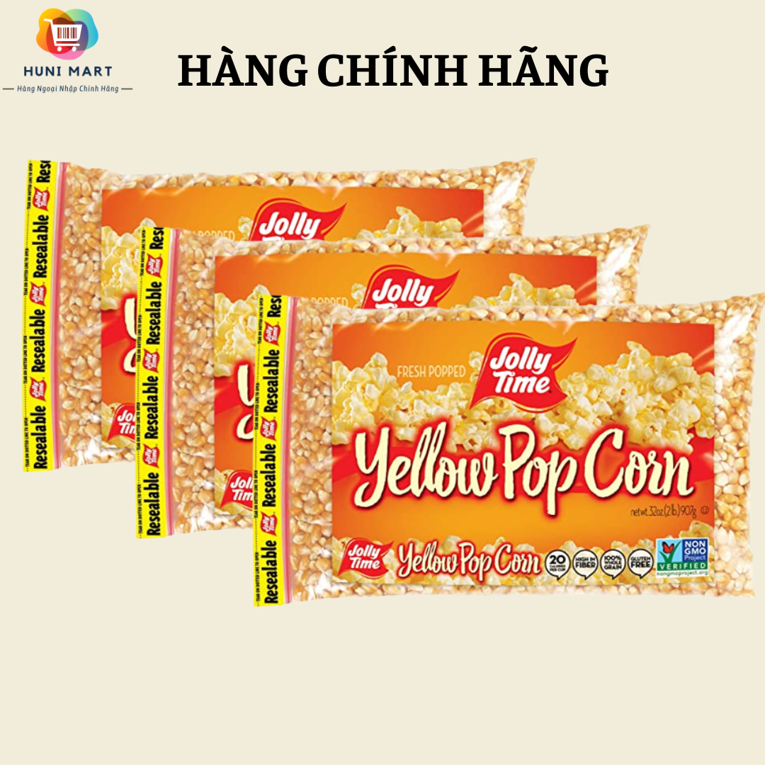 Bắp nổ rang bơ tại nhà Mỹ Jolly Time 907g