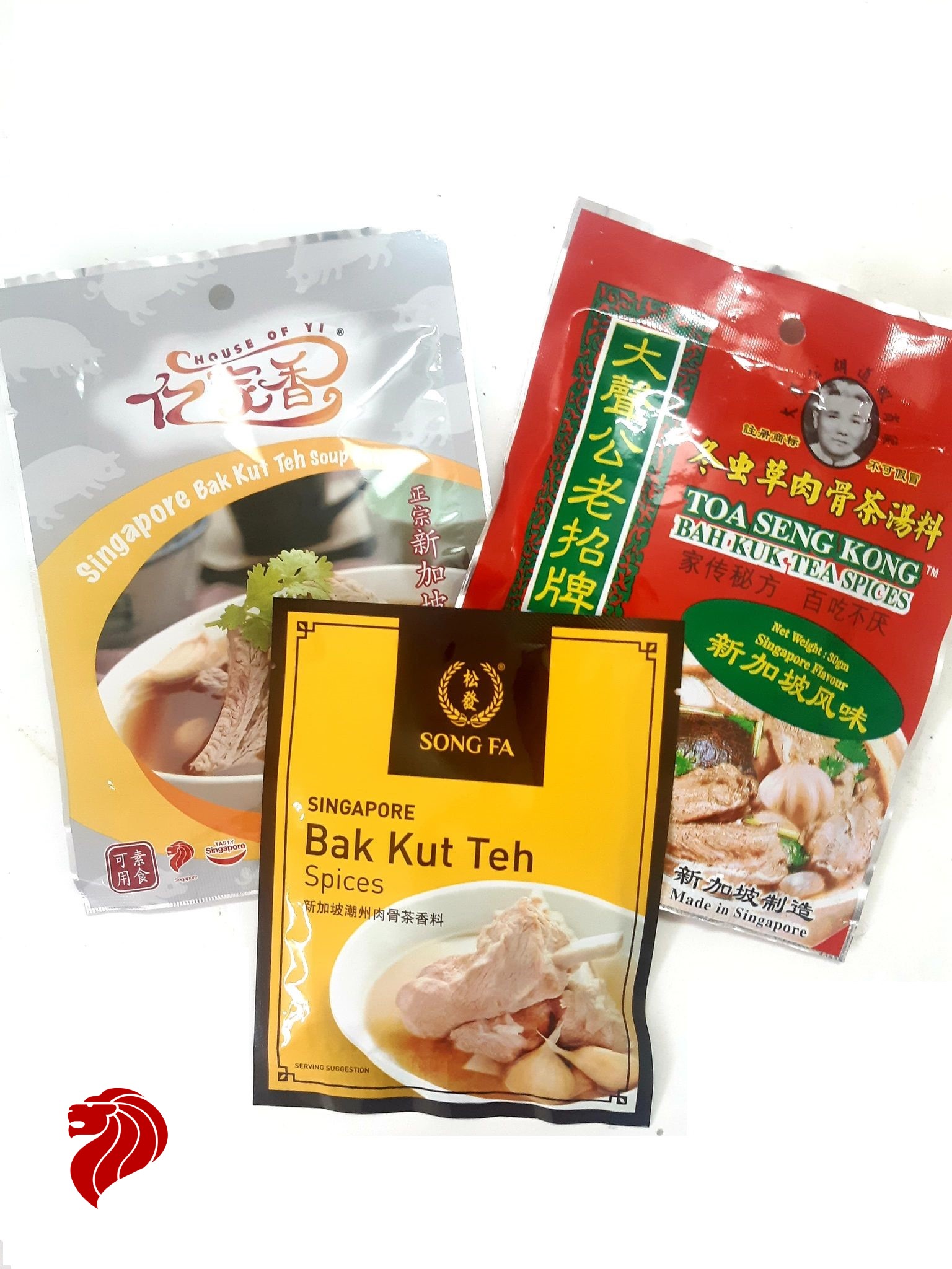 [HCM]Combo Gia Vị Bak Kut Teh Singapore YI JIA XIANG SONG FA & TOA SENG KONG