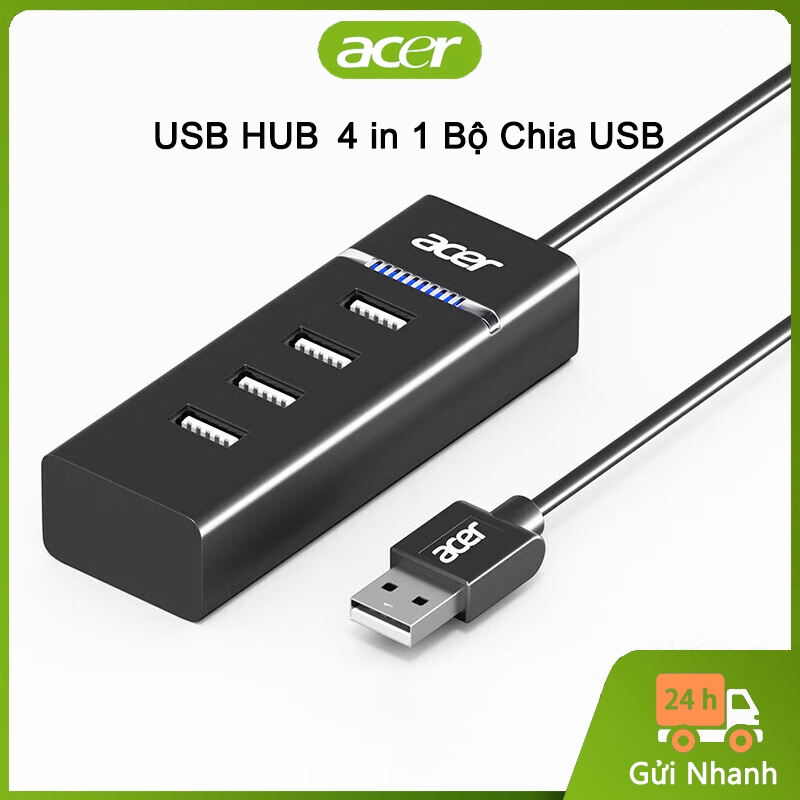 Bộ Chia USB Acer HY21-14U2B 4 in 1 Hub USB Truyền Tốc Độ Cao Thích Hợp Cho
