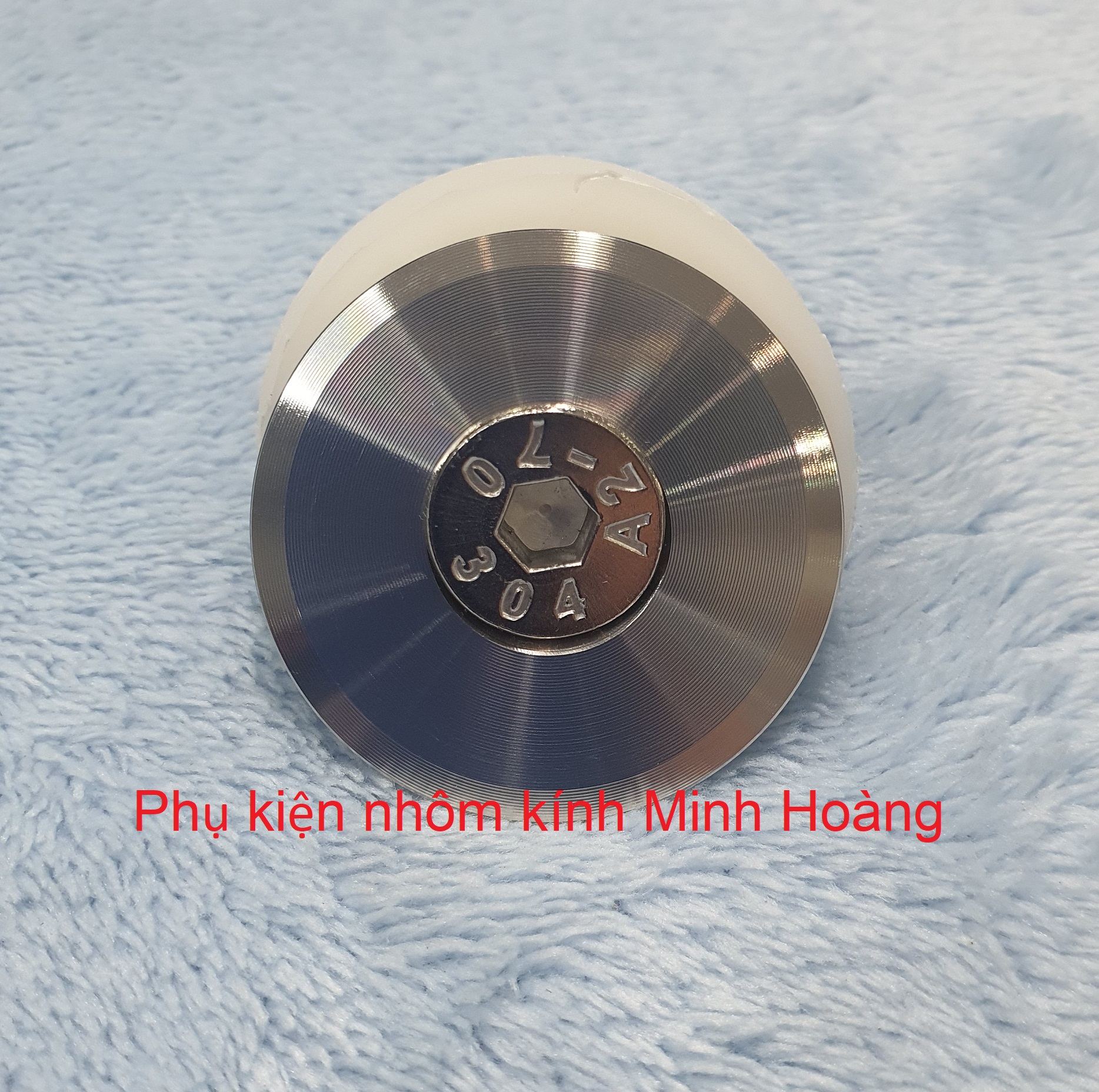 Bộ nắp chặn của Ốc bắt kính cường lực cầu thang - Inox 304