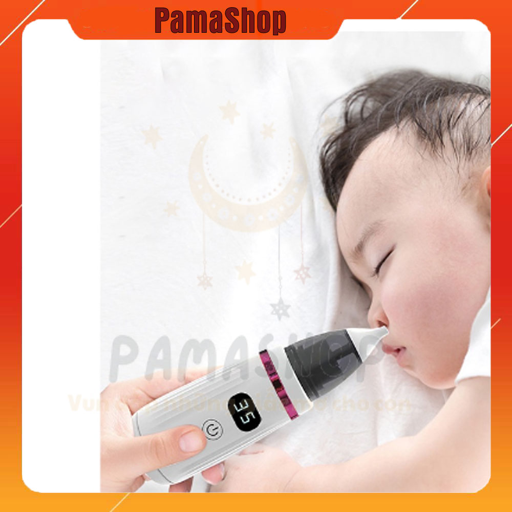 Máy hút mũi & hút dịch mũi cho bé làm sạch mũi tốt nhất cầm tay - 5 tốc độ phiên bản mới nhất
