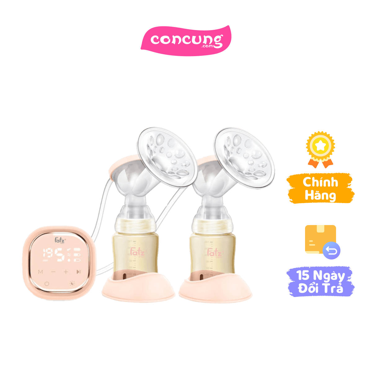 Máy hút sữa điện đôi resonance 3 plus fatzbaby fb1161vn