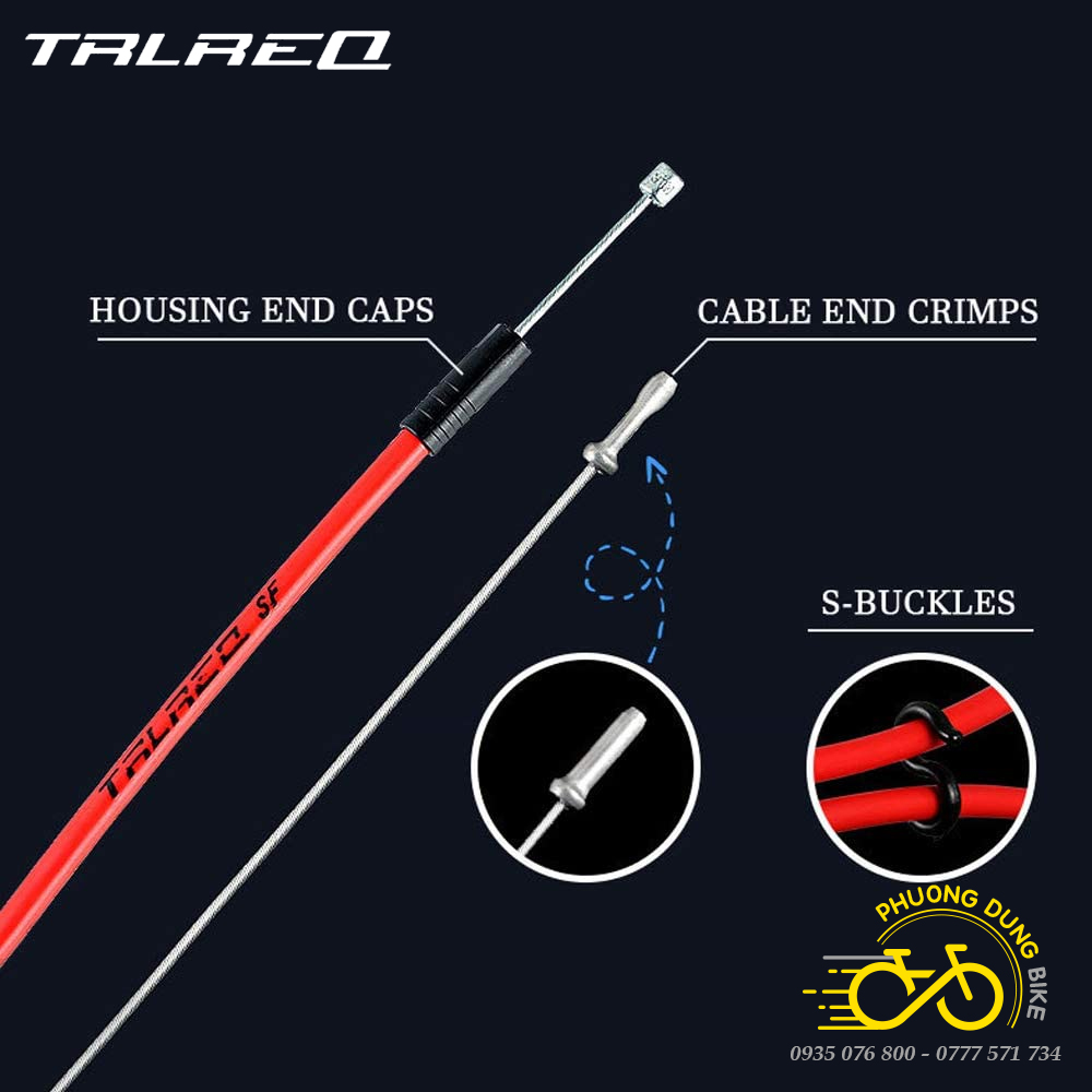 Bộ vỏ ruột dây đề xe đạp TRLREQ