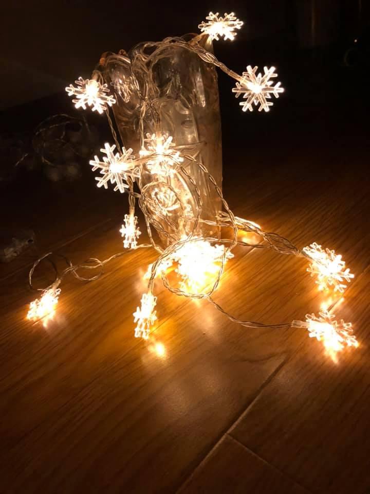 Dây đèn led Bông Tuyết 3m 20 bóng Trang Trí Nhà Cửa