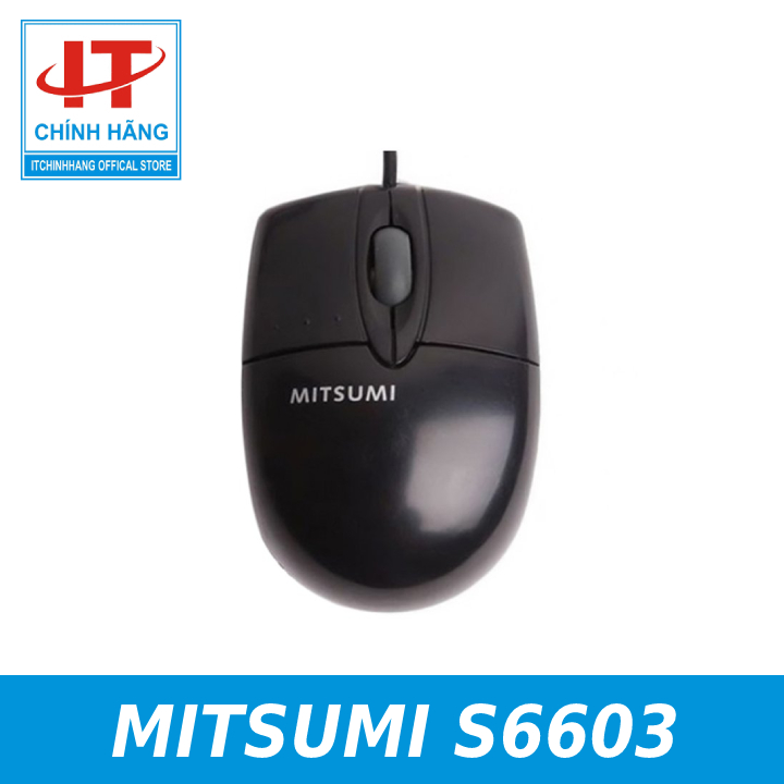 Chuột máy tính có dây mitsumi s6603 - hằng thịnh phân phối
