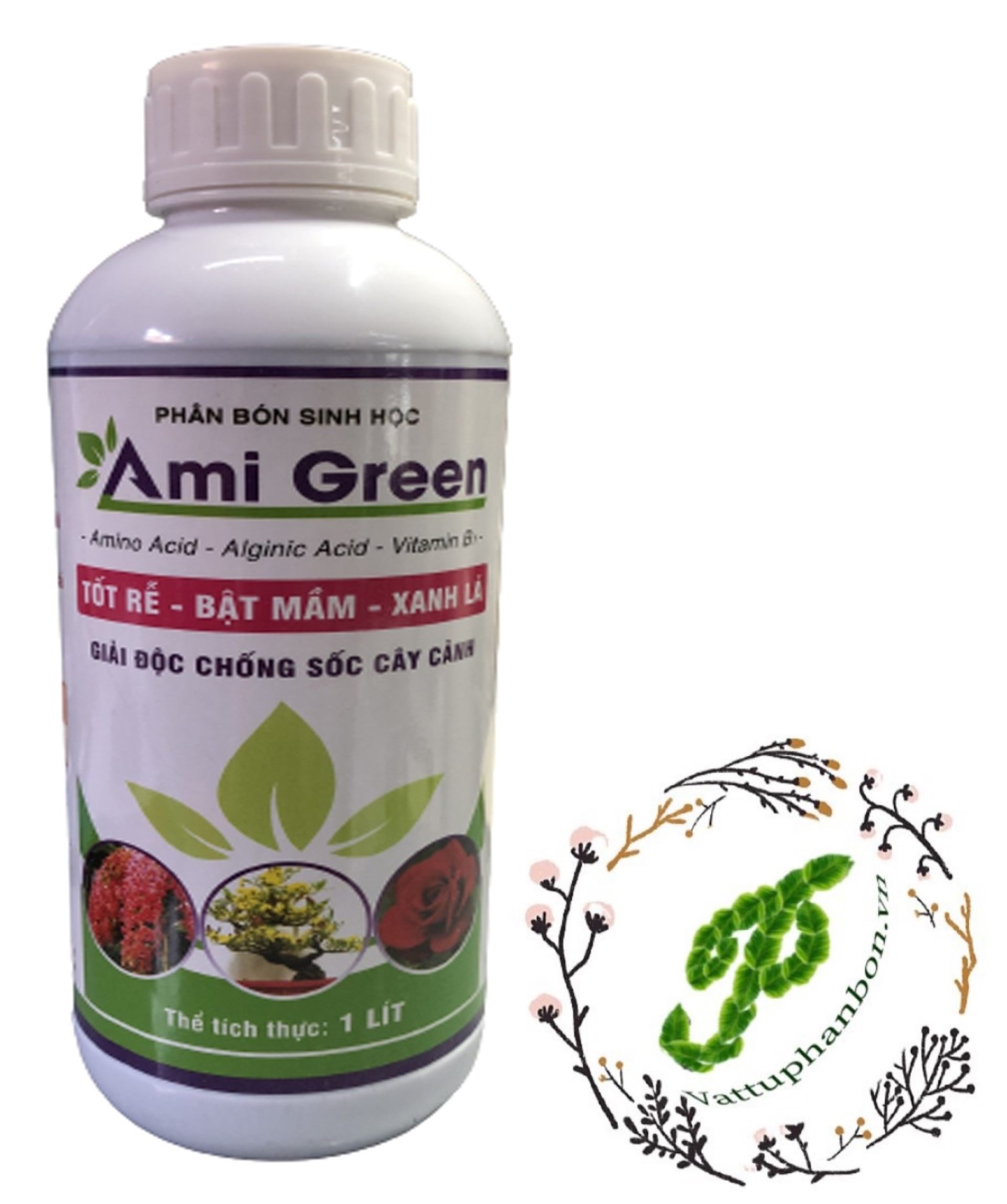 Phân bón sinh học ami green - #049a# 1 lít