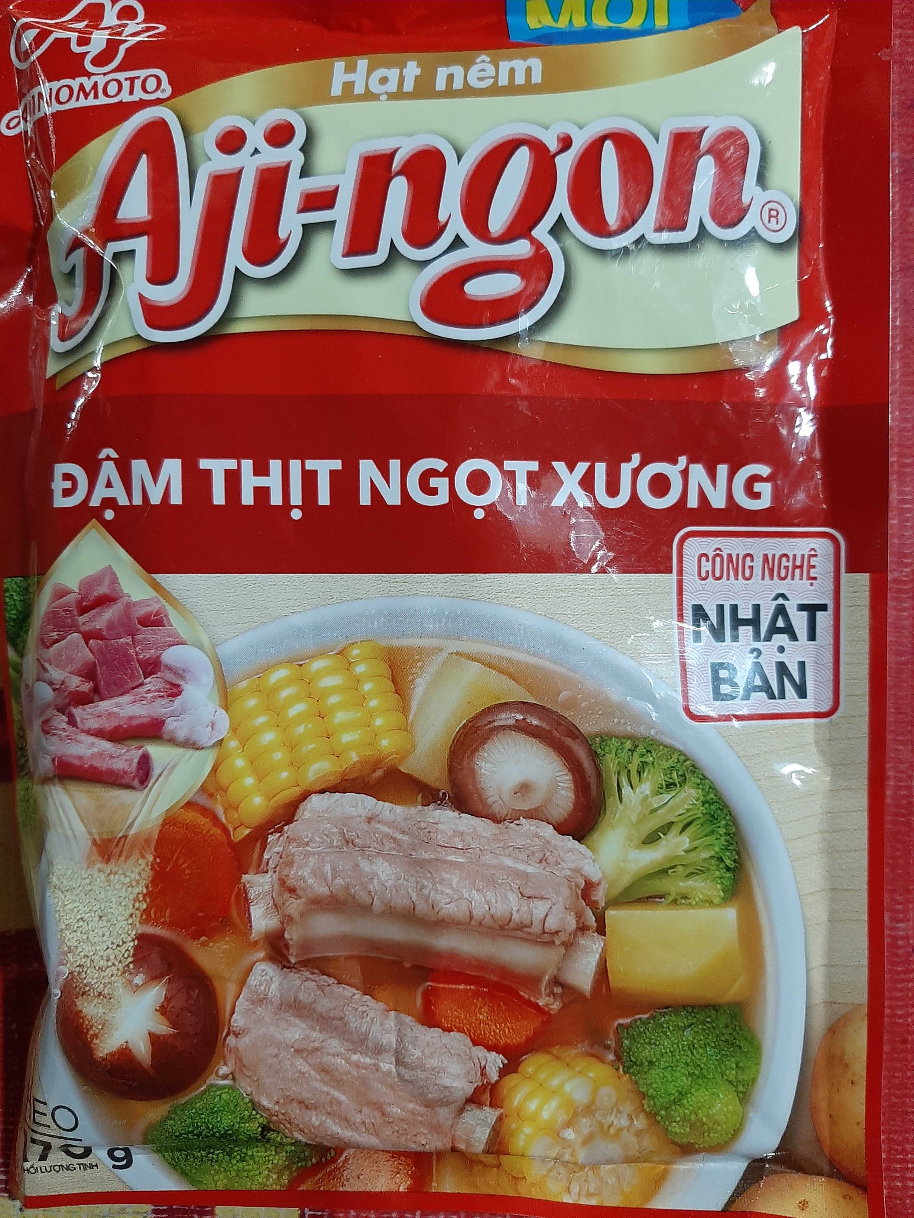 Hạt nêm xương, thịt heo Aji-ngon gói 400g-170g