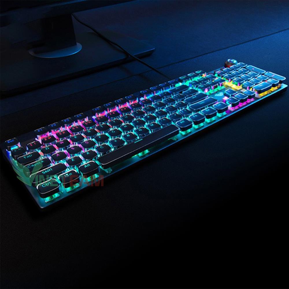 Bàn phím cơ học aula f2058/f2088 dành cho game thủ có phần tựa cổ tay nút bàn phím đa phương tiện bảng kim loại marco có đèn led sinh động