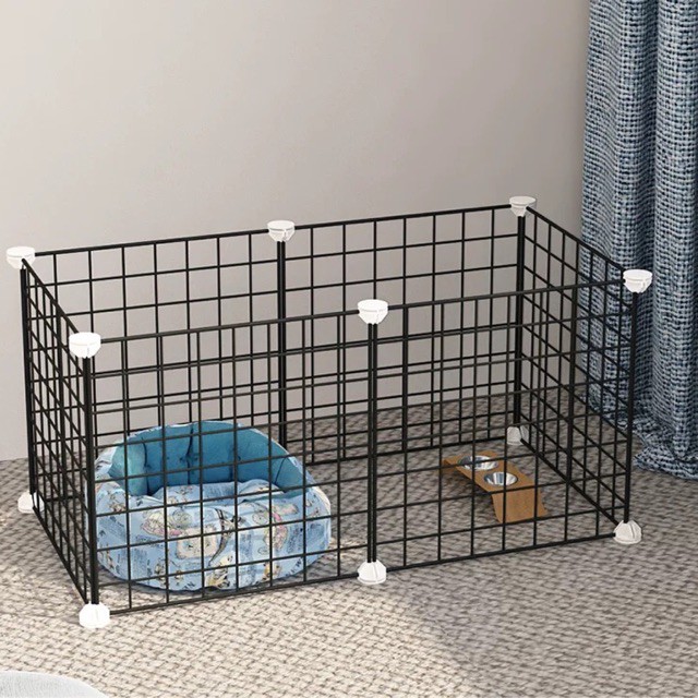 Xả 999 set 6 tấm lưới quây chuồng chó mèo size37.37cm
