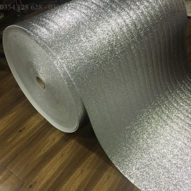 5 mét xốp bạc dày 3mm, 5mm, 10mm - Tấm xốp bạc cách nhiệt chống nóng - xốp pe tráng bạc