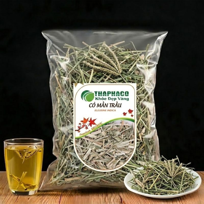 Cỏ mần trầu khô 1kg , Trà cỏ mần trầu - Tấn Phát