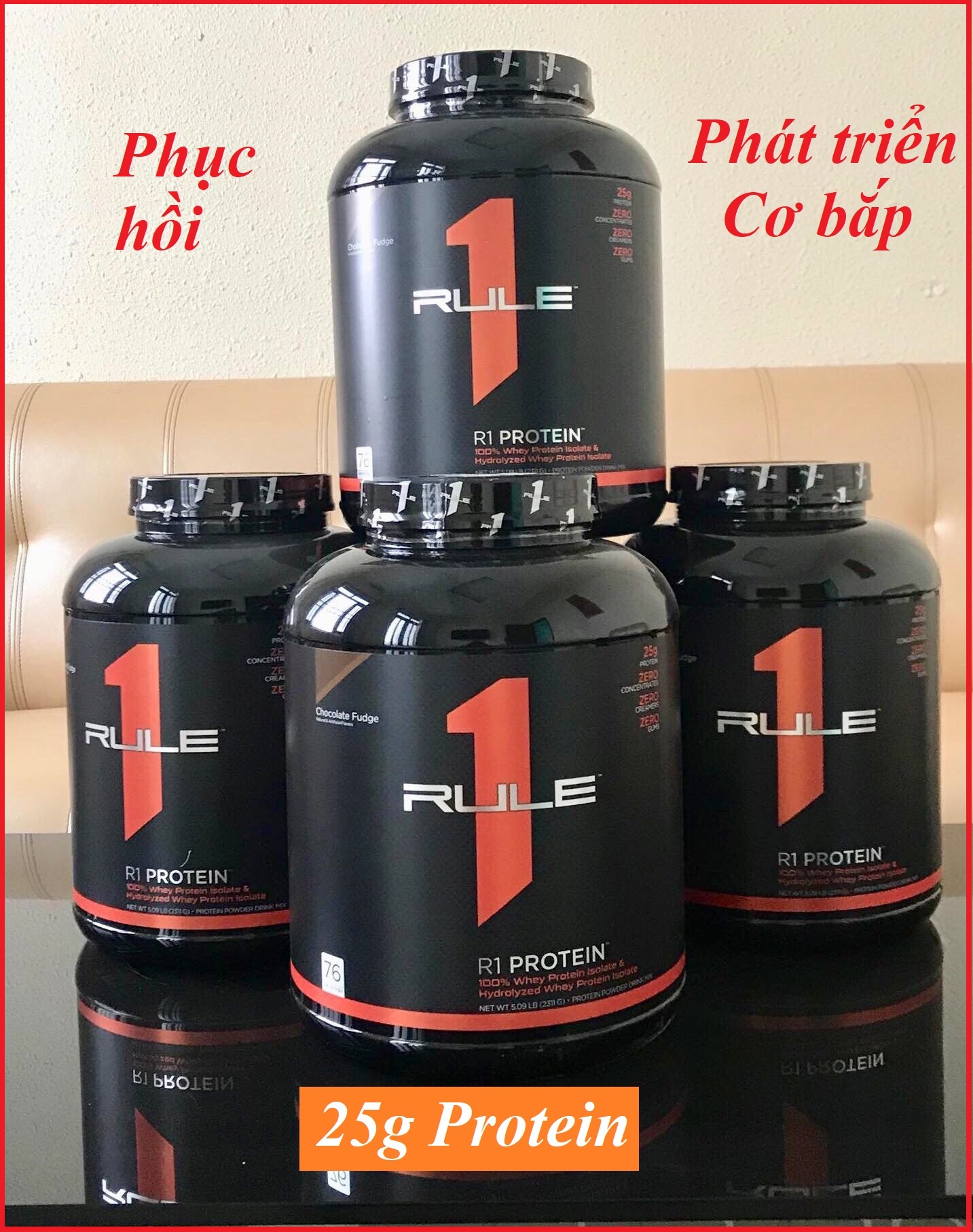 [HCM]R1 5Lbs - Sữa đạm dùng cho người tập Gym thể thao
